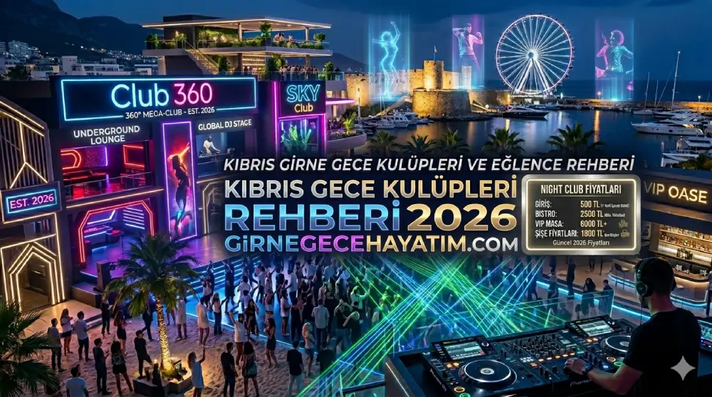 Kıbrıs Gece Kulüpleri Rehberi | Girne ve Lefkoşa Night Club Mekanları